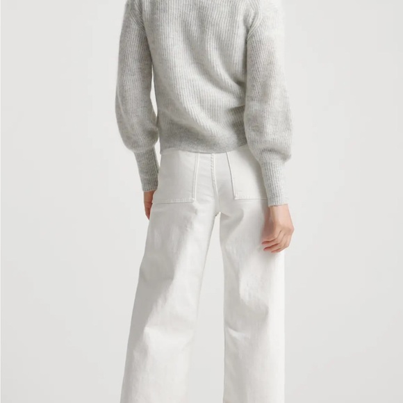 Quince Baby Alpaca-Wool Cropped Cardigan - Picture 2 of 6